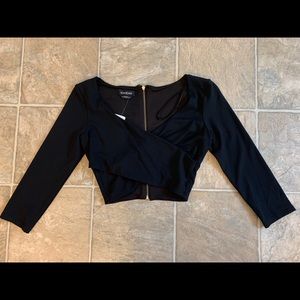 bebe crop top